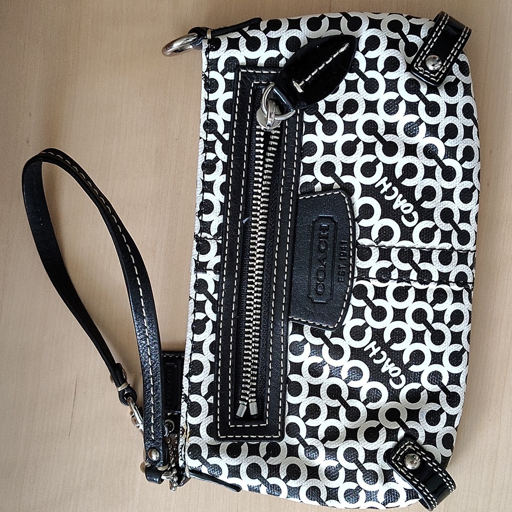 Coach Geometric Clutch Wristlet